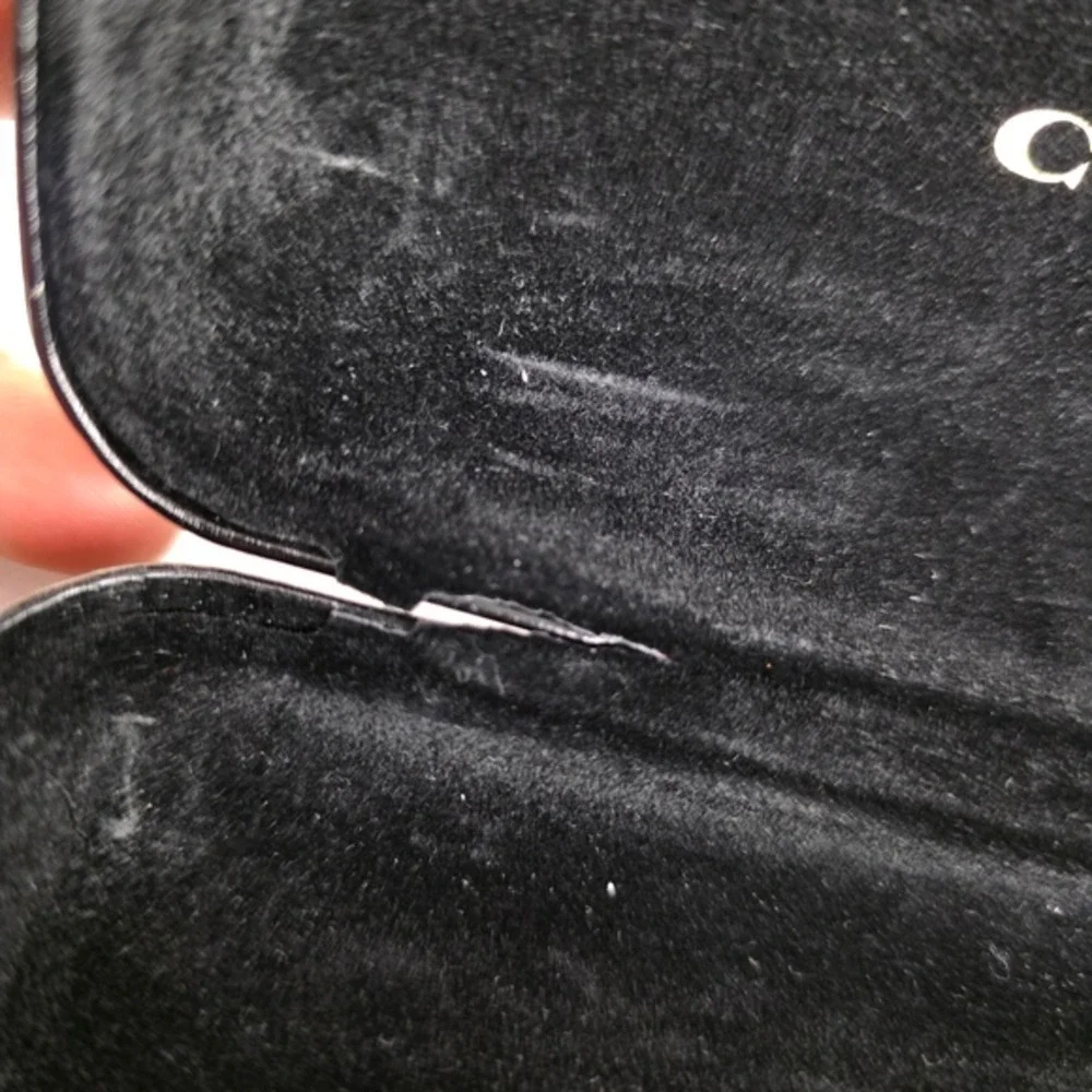Coach Black Glasses Case